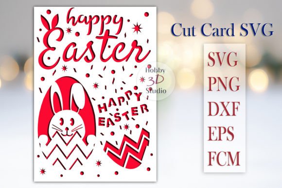 Download Happy Easter Card Template SVG - Happy easter card Collection