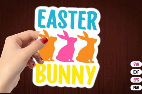 Download Easter Bunny Stickers SVG - Easter bunny stickers Collection