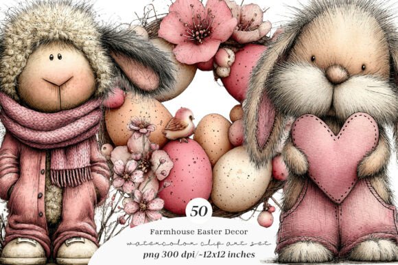 Download Farmhouse Easter Decor Clipart - Farmhouse easter decor Collection